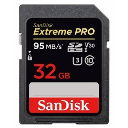 SANDISK Extreme Pro SDHC 32GB - 95MB/s V30 UHS-I U3