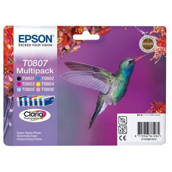 EPSON INK MULTIPACK 6 COL. T0807