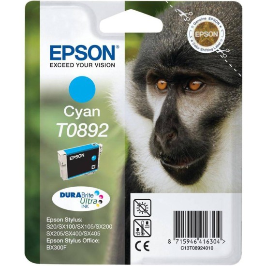 EPSON INK CARTRIDGE T0892 CYAN