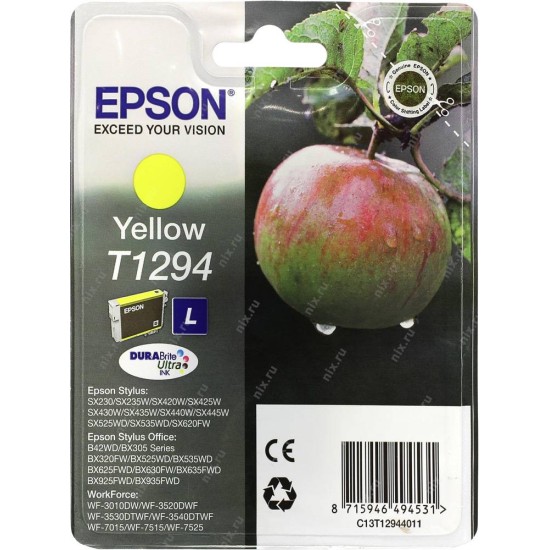 EPSON INK CARTRIDGE T1294 YELLOW