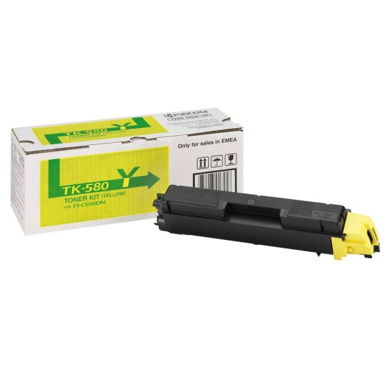 KYOCERA TONER TK-580Y YELLOW KYOCERA TONER TK-580Y YELLOW