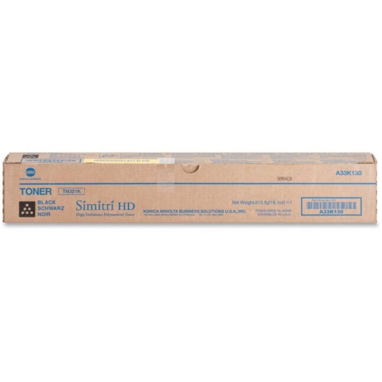 KONICA MINOLTA TONER TN-321K BLACK KONICA MINOLTA TONER TN-321K BLACK