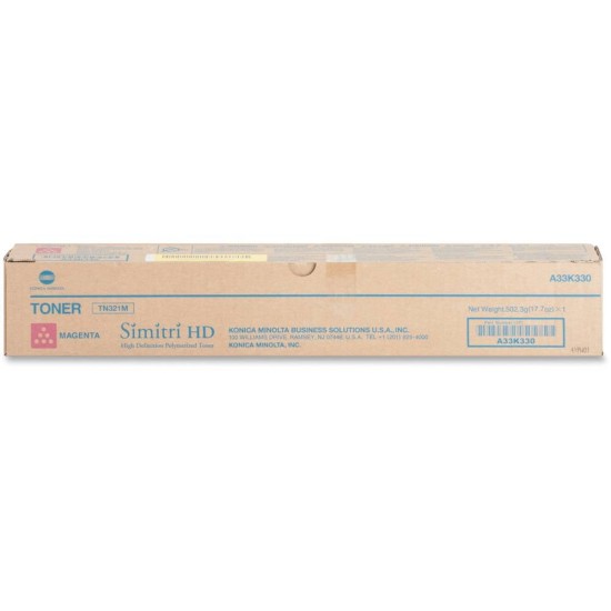 KONICA MINOLTA TONER TN-321M MAGENTA KONICA MINOLTA TONER TN-321M MAGENTA