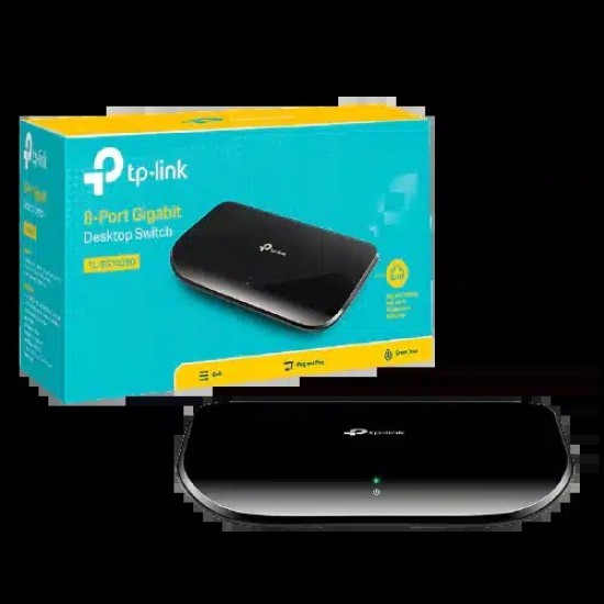 TP-LINK SWITCH 8-PORT GIGABIT TL-SG1008D TP-LINK SWITCH 8-PORT GIGABIT TL-SG1008D