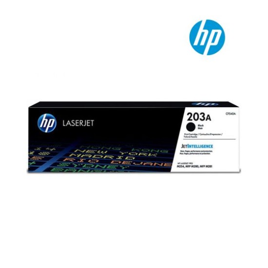 HP TONER CF540A BLACK (203A) HP TONER CF540A BLACK (203A)