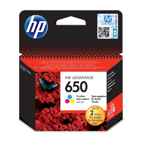 HP Ink Cartridge 650 Colour HP Ink Cartridge 650 Colour