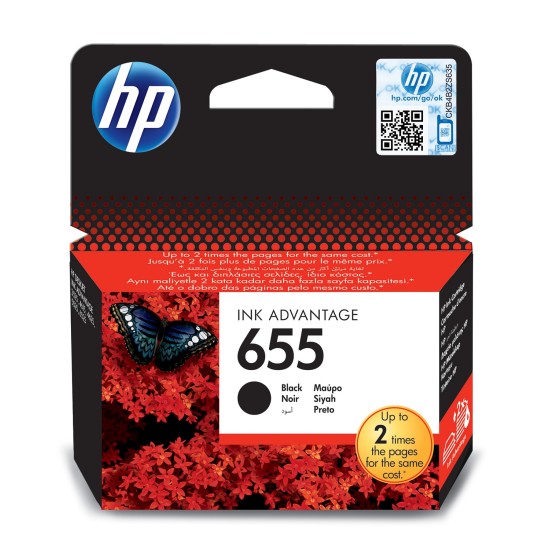 HP Ink Cartridge 655 Black HP Ink Cartridge 655 Black