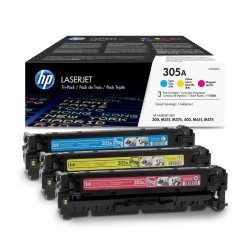 HP Toner 305A (C/Y/M) Tri-Pack HP Toner 305A (C/Y/M) Tri-Pack