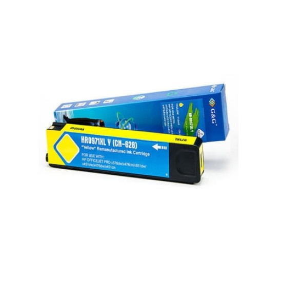 G&G INK CARTRIDGE 971XLY CN628A G&G INK CARTRIDGE 971XLY CN628A