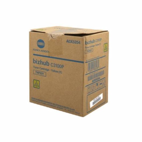 KONICA MINOLTA TONER TNP-50Y YELLOW FOR C3100P  5K