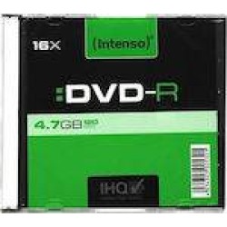INTENSO DVD-R PRINTABLE 4.7GB SLIM CASE 10