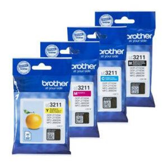 BROTHER INK CARTRIDGE LC3211 MULTIPACK BROTHER INK CARTRIDGE LC3211 MULTIPACK