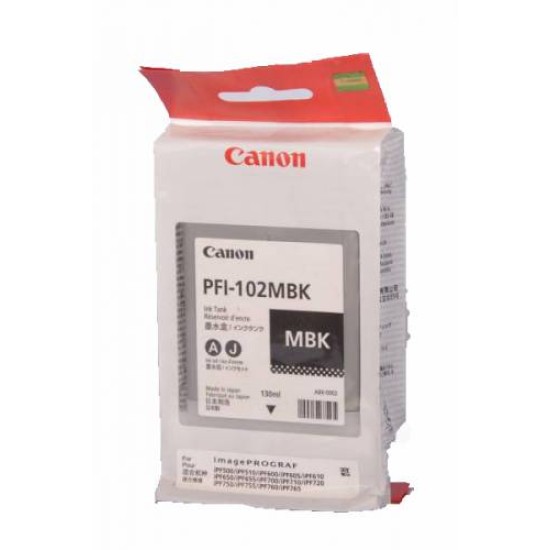 CANON INK CARTRIDGE PFI-102 MATTE BLACK