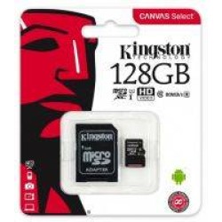 KINGSTON mSDHC CL10 128GB CANVAS SELE SDCS/128GB KINGSTON mSDHC CL10 128GB CANVAS SELE SDCS/128GB