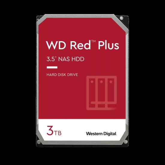 WESTERN DIGITAL HDD 3TB 3" SATA RED