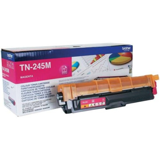 BROTHER TONER TN-245 XL MAGENTA 2.2K BROTHER TONER TN-245 XL MAGENTA 2.2K