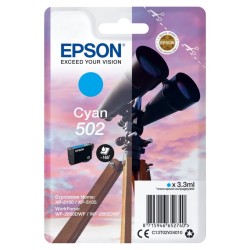 EPSON INK CARTRIDGE 502 CYAN C13T02V24010 EPSON INK CARTRIDGE 502 CYAN C13T02V24010