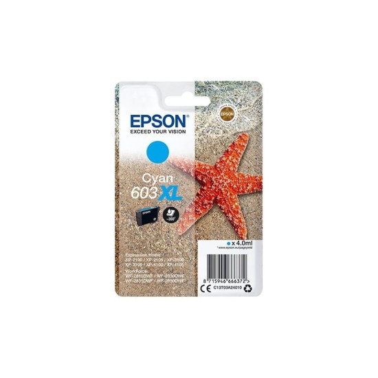 EPSON INK CARTRIDGE T03A240 603XL CYAN EPSON INK CARTRIDGE T03A240 603XL CYAN