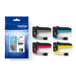 BROTHER Ink Cartridge LC424V Multipack (B/C/Y/M) BROTHER Ink Cartridge LC424V Multipack (B/C/Y/M)