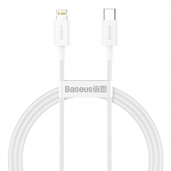 BASEUS TYPE-C TO LIGHTINING 1,5M WHITE 20W BASEUS TYPE-C TO LIGHTINING 1,5M WHITE 20W