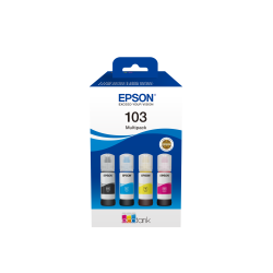 EPSON INK 103 ECO TANK (BL+C+M+Y) T00S64A BOTTLE EPSON INK 103 ECO TANK (BL+C+M+Y) T00S64A BOTTLE