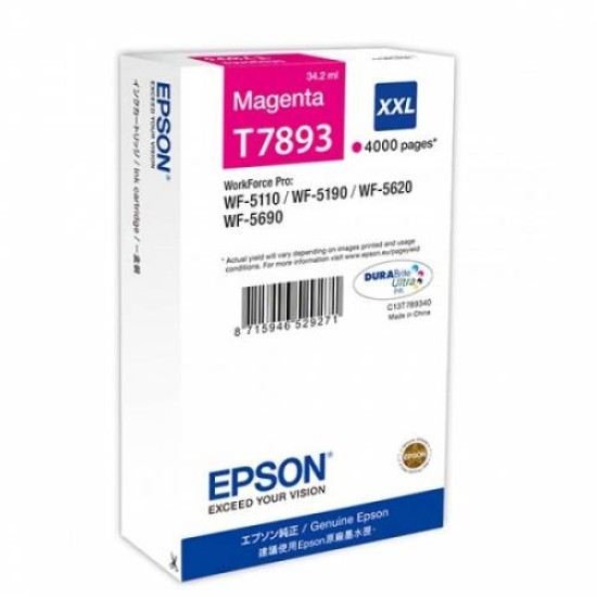 EPSON INK CARTRIDGE C13T789340 MAGENTA XXL