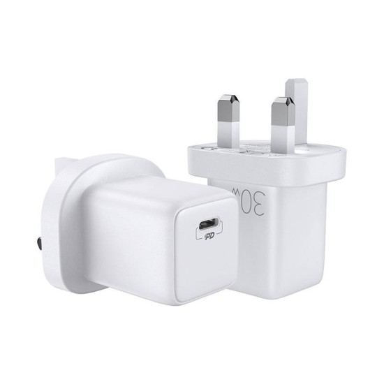 JOYROOM WALL CHARGER USB TYPE C 30W UK PLUG(L-P301)