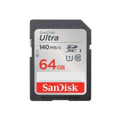 SANDISK Ultra SDXC 64GB 140MB/s Class 10 UHS- SANDISK Ultra SDXC 64GB 140MB/s Class 10 UHS-