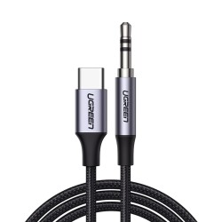 UGREEN CABLE USB C- MINI JACK 3.5 mm 1m GRAY AV143