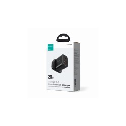 JOYROOM CHARGER  20W USB-A  &amp; USB-C BLACK UK