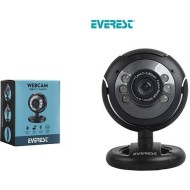EVEREST WEBCAM W/MICROPHONE 300K 480p SC-824