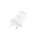 DUDAO WALL CHARGER UK PLUG  2XUSB-A 2.4A WHITE