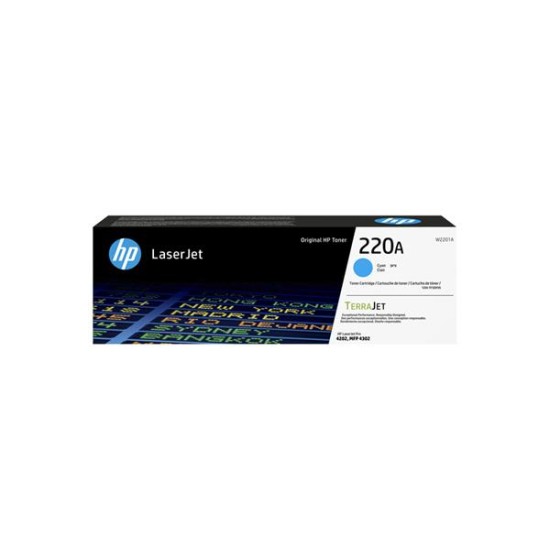 HP Toner 220A Cyan W2201A HP Toner 220A Cyan W2201A