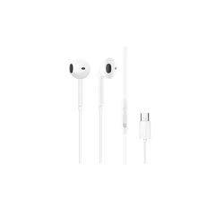DUDAO IN-EAR HEADPHONES WITH USB TYPE-C CONNECTOR WHITE (X3C)