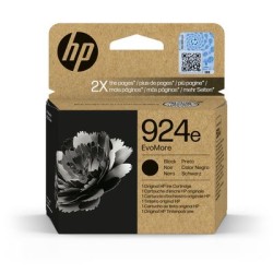 HP INK CARTRIDGE EvoMore 924e BLACK XL 4K0V0NE HP INK CARTRIDGE EvoMore 924e BLACK XL 4K0V0NE