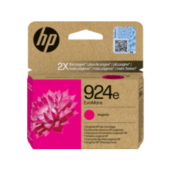 HP INK CARTRIDGE EvoMore 924e MAGENTA XL 4K0U8NE HP INK CARTRIDGE EvoMore 924e MAGENTA XL 4K0U8NE