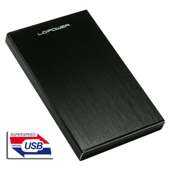 LC POWER USB 3.0 ENCLOSURE 6.35CM/2.5" LC-25U3-HYDRA