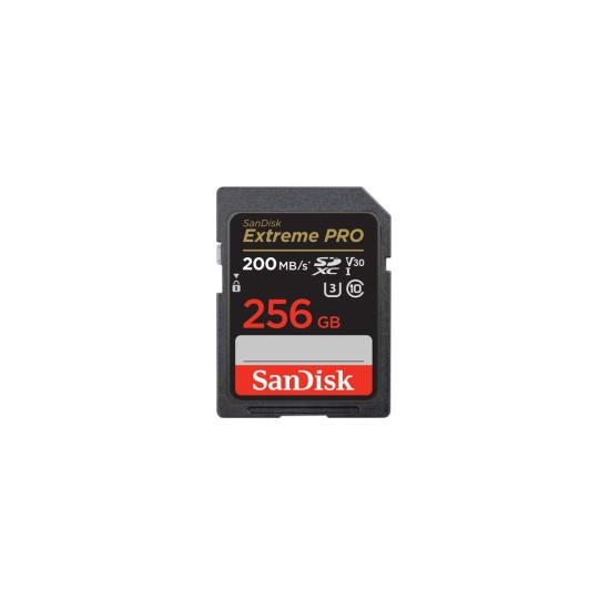 Sandisk Extreme Pro SDXC 256GB Class 10 U3 V30 UHS-I