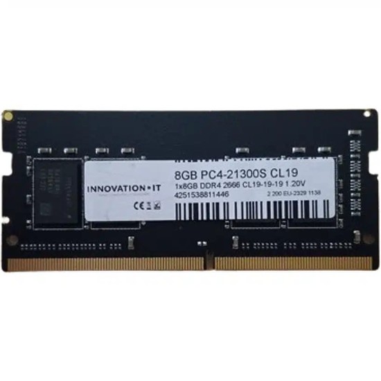 INNOVATION IT DDR4 8GB 2666MHZ CL19-19-19 1.2V  LD FOR LAPTOP