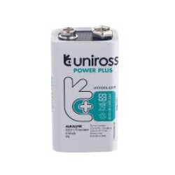 UNIROSS BATTERY ALKALINE PP3 9V POWER PLUS 40% LONGER BATTERY UNIROSS BATTERY ALKALINE PP3 9V POWER PLUS 40% LONGER BATTERY