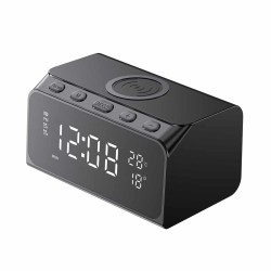 HAVIT WIRELESS CHARGER 15W (ALARM-CLOCK-SPEAKER-AIR THERMOMETER) W3041 BLACK HAVIT WIRELESS CHARGER 15W (ALARM-CLOCK-SPEAKER-AIR THERMOMETER) W3041 BLACK