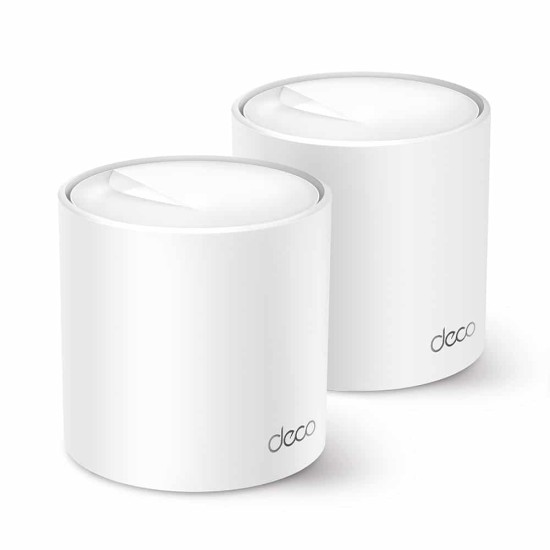 TP-LINK DECO X50 MESH-WLAN SYSTEM Wi-Fi 6 2-Pack WHITE DECO2PACK TP-LINK DECO X50 MESH-WLAN SYSTEM Wi-Fi 6 2-Pack WHITE DECO2PACK